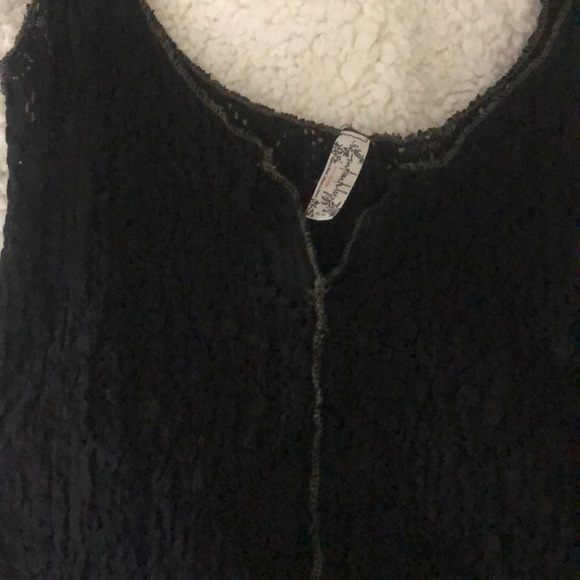 Free People Black Fashion Tank Medium - Picture 2 of 5